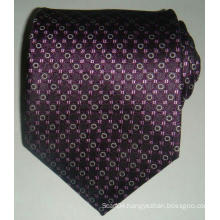 Customized Men′s Silk Woven Jacquard Checked Necktie